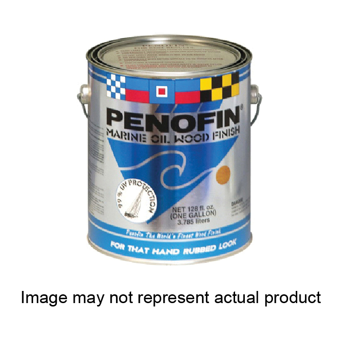 F3EMA5G Marine Oil Wood Finish, Transparent Natural, Liquid, 5 gal