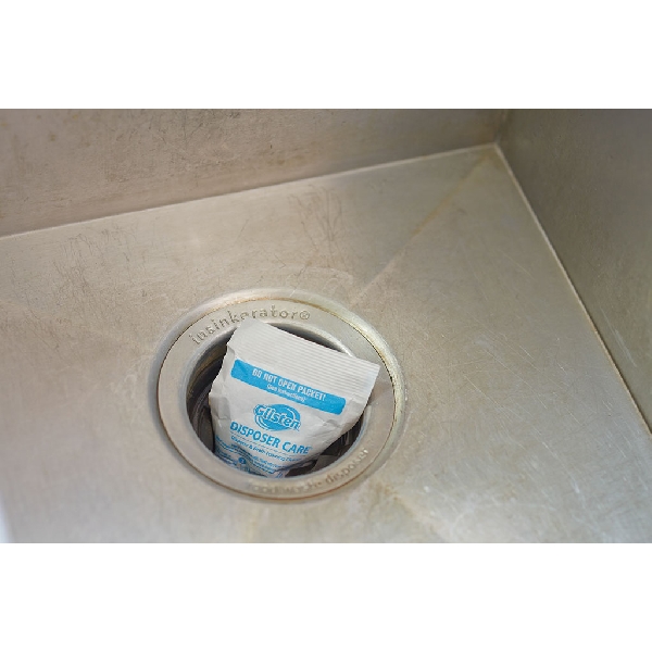 Glisten DP12T Disposer Care Cleaner, 4.9 oz Pack, Solid, Light Blue/ White - 5