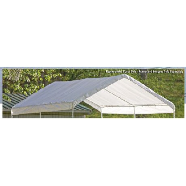 ShelterLogic Max AP 10072 Canopy Replacement Top, Polyethylene, White - 2
