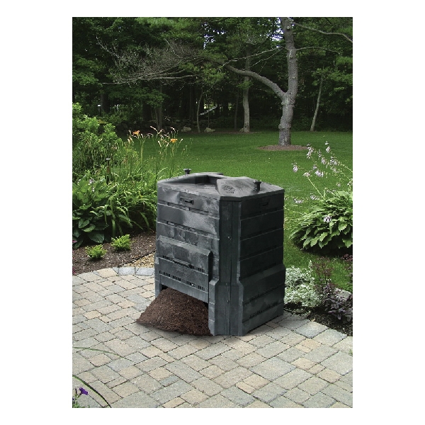 Algreen SoilSaver 01512 Bin Composter, 8 in OAW, 23-1/2 in OAD, 30 in OAH, 94 gal Capacity, Locking Cover/Lid - 2
