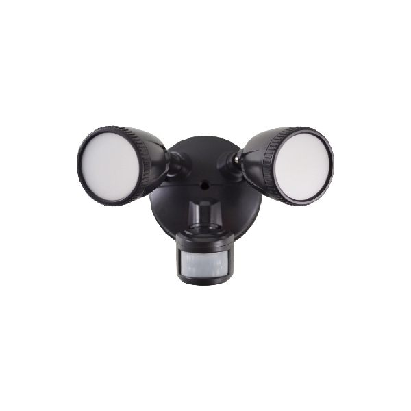 Stonepoint Led Lighting 1G1200M-PB Motion Activated Security Light, 110 to 240 V, 15 W, 2-Lamp, LED Lamp, 1200 Lumens