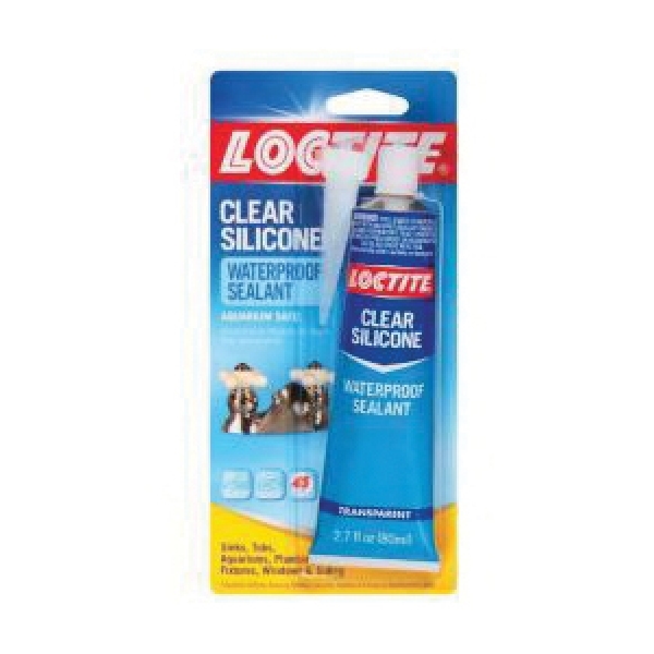 Loctite 908570 Silicone Sealant, Clear, 24 hr Curing, -35 to 140 deg F, 2.7 oz Tube - 1