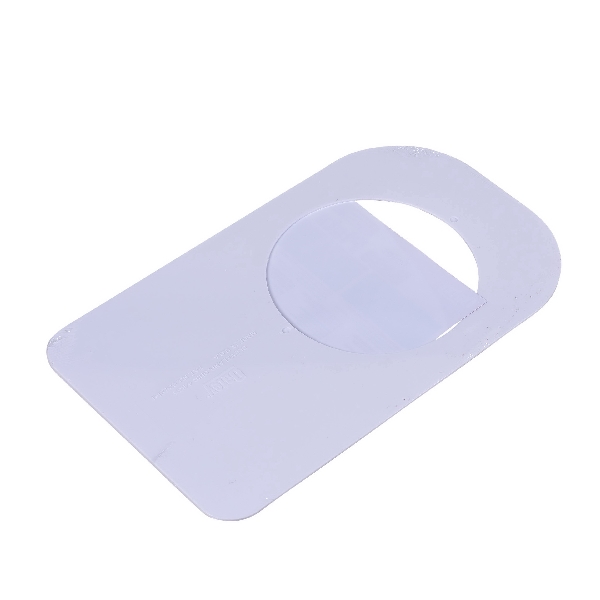 Oatey 31258 Square Toilet Base Plate, 8 in Dia Hole, ABS, White,  12 Pack - 2