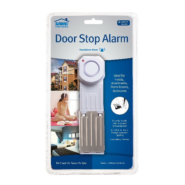 Sabre Home HS-DSA Door Stop Alarm, 9 V, Alarm: Audio, Siren - 3