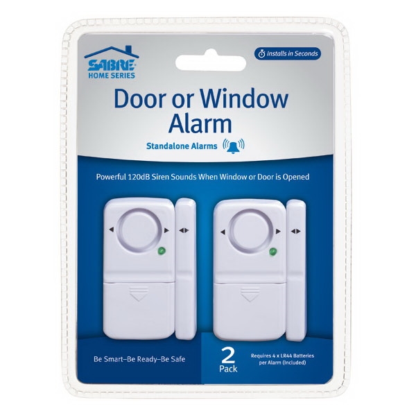Sabre Home HS-DWA2 Door/Window Alarm, Alarm: Audio, Siren - 4