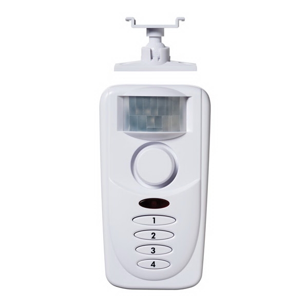 Sabre Home HS-MSA Motion Sensor Alarm, 20 ft Detection, 120 dB, White - 1
