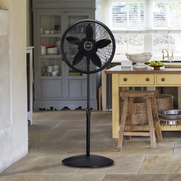 Lasko 1827 Pedestal Fan, 120 V, Plastic Housing Material,...
