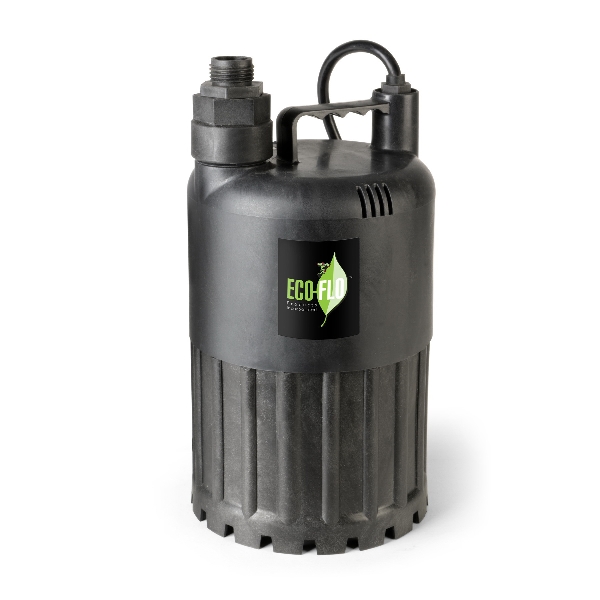 SUP Series SUP80 Submersible Utility Pump, 3.3 A, 115 V, 1/2 hp, 1-1/4 in Outlet, 3180 gph, Thermoplastic