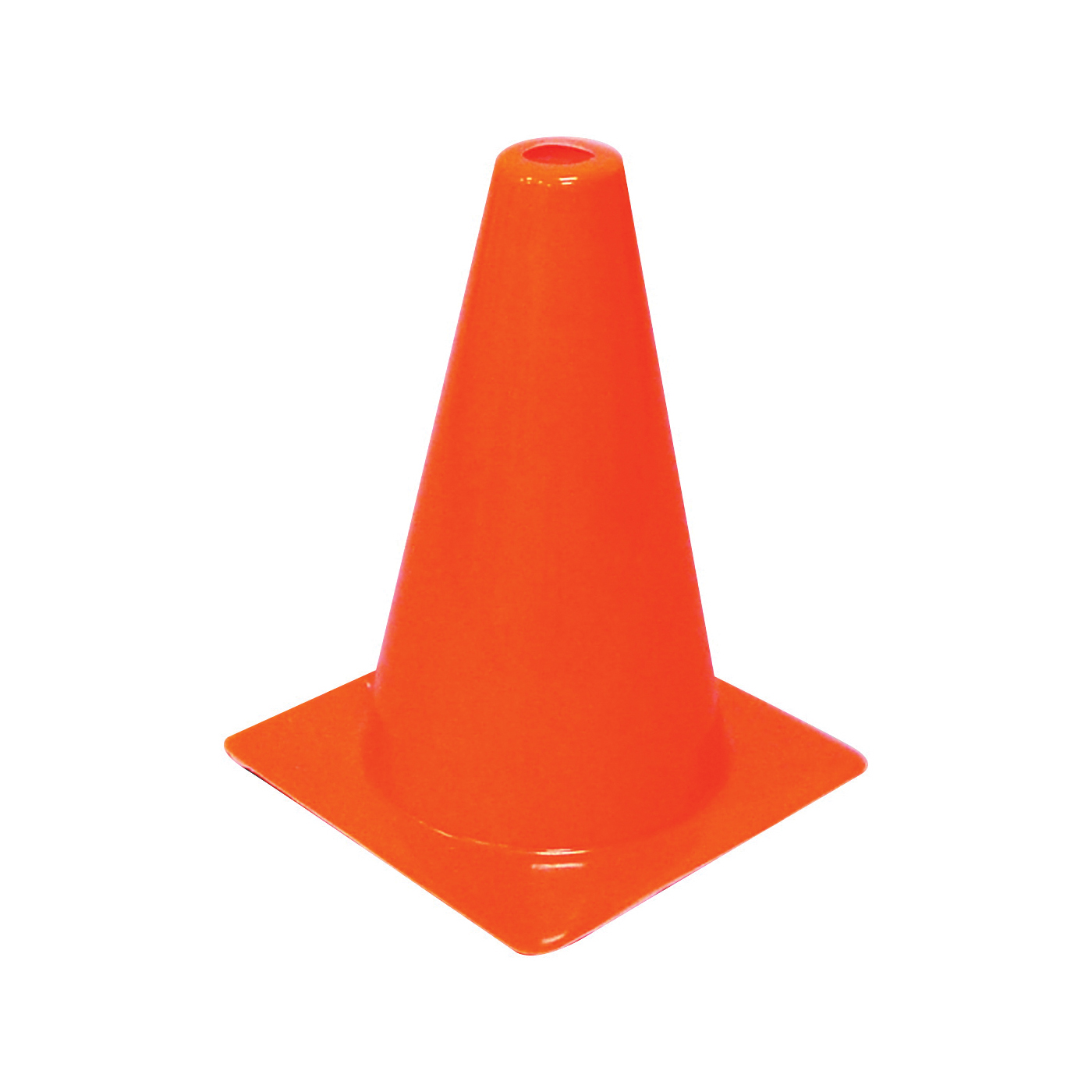 SC-12 Traffic Safety Cone, 12 in H Cone, Vinyl Cone, Fluorescent Orange Cone