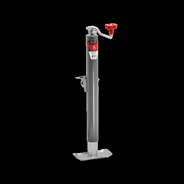 Bulldog 158452 Trailer Jack, 2000 lb Lifting, 1 ft 9 in Max Lift H, 29-1/2 in OAH, Steel