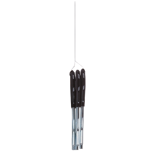 Reese Towpower 7021300 Hitch Pin Clip, 0.12 lb, 1/2, 5/8 in Dia Pin, 5-4/5 in OAL, Steel/Vinyl, Chrome