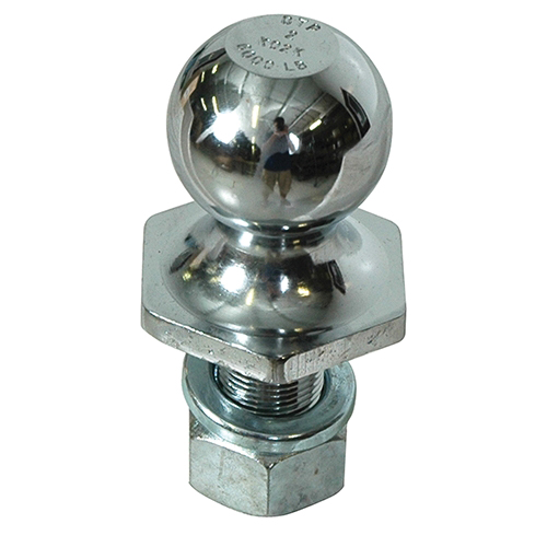 Reese Towpower 72803 Interlock Hitch Ball, 2 in Dia Ball, 1 in Dia Shank, 6000 lb Gross Towing, Steel