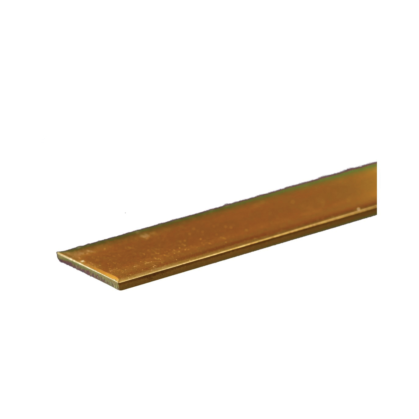 8247 Decorative Flat Strip, 3/4 in W, 12 in L, 0.064 in Thick, Brass