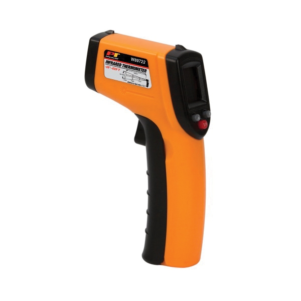 Performance Tool W89722 Infrared Thermometer, Digital, -58 to 626 deg F