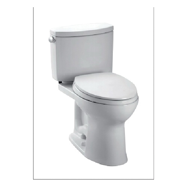 Toto ST454E01 Toilet Tank and Cover, 1.28 gpf Flush, 12 in Rough-In, Vitreous China, Cotton White - 1