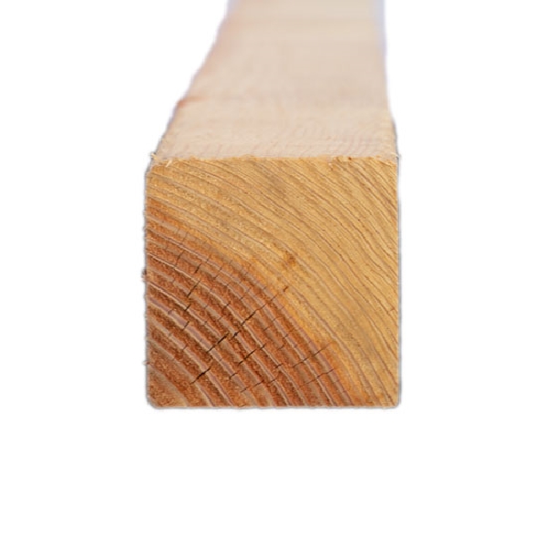 4 in x 4 in x 8 ft, Wood Products, Douglas Fir, No. 2 & Better, Surfaced on 4 Sides - 2