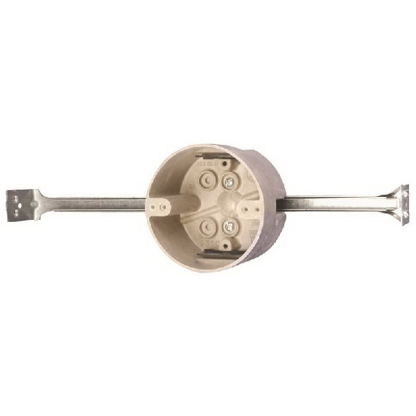 Allied Moulded 9350-UBK Ceiling Box, 4 in W, 2-3/8 in D, Fiberglass, Beige/Tan