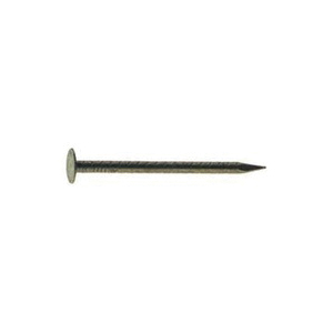 Grip-Rite 114ATDW1 Drywall Nail, 1-1/4 in L, Steel, Bright, Cupped Saucer Head, Ring Shank, 1 lb