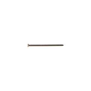 40RSPO5 Pole Barn Nail, 40D, 5 in L, HCS, Bright, Stiff Stock Ring Shank, 5 lb