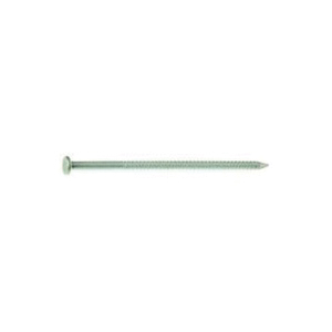 8HGRSPD Patio/Deck Nail, 8D, 2-1/2 in L, Steel, Hot-Dipped Galvanized, Checkered Head, Ring Shank, 50 lb