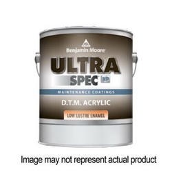 Benjamin Moore Ultra Spec HP25-3X-001 Paint, Base 3, Low Luster, 1 gal, 320 sq-ft/gal Coverage Area