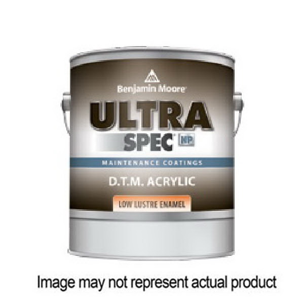 Benjamin Moore Ultra Spec HP25-2X-001 Paint, Base 2, Low Luster, 1 gal, 320 sq-ft/gal Coverage Area