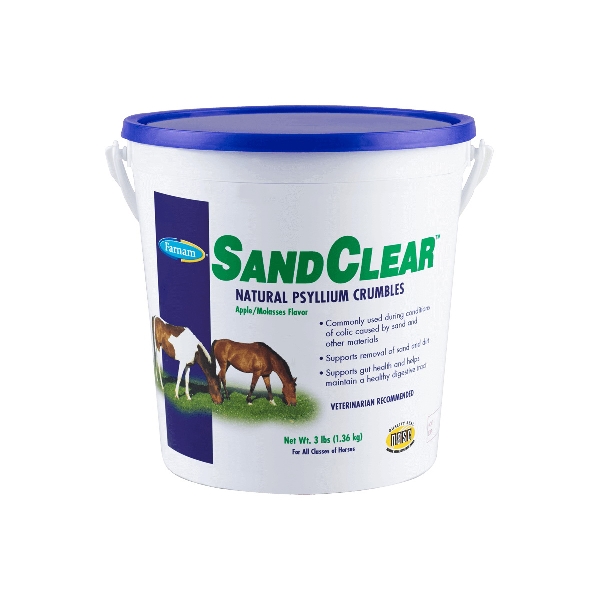 SandClear 10203 Natural Psyllium Crumble, Solid, Slight Apple Flavor, 3 lb