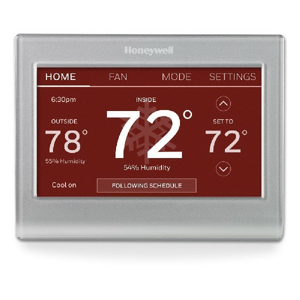 RTH9585WF Programmable Thermostat, 24 V, Silver