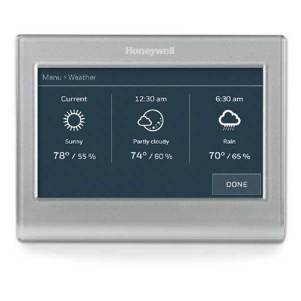 Honeywell RTH9585WF Programmable Thermostat, 24 V, Silver - 2