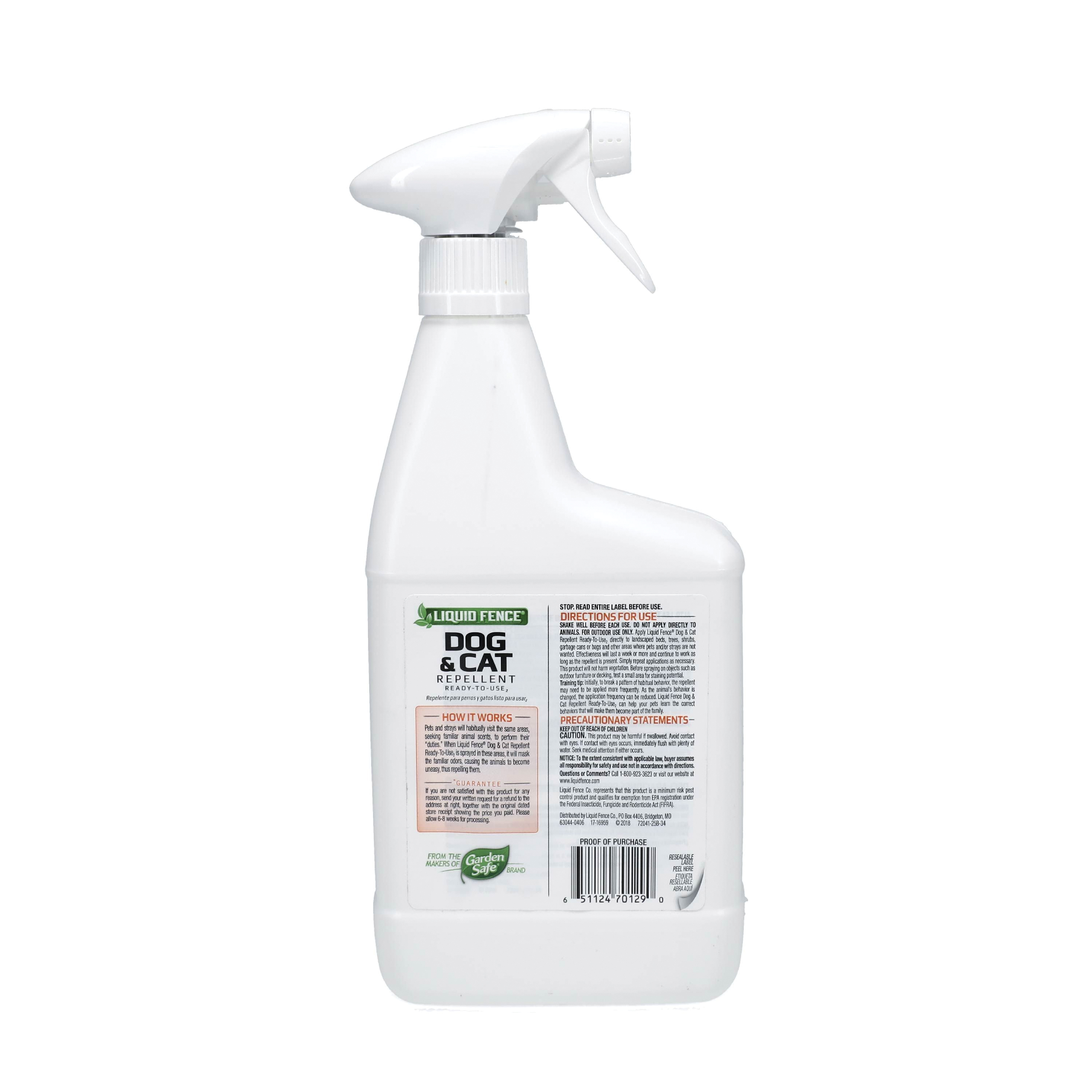 Liquid Fence HG-71296 Dog and Cat Repellent, Pale Yellow - 2