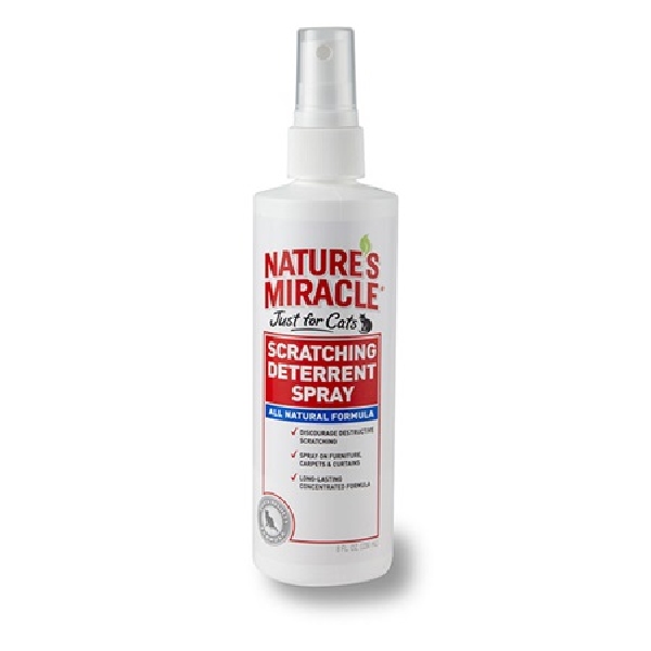 Nature's Miracle Just for Cats P-5778-2 Scratching Deterrent Spray, 8 fl-oz
