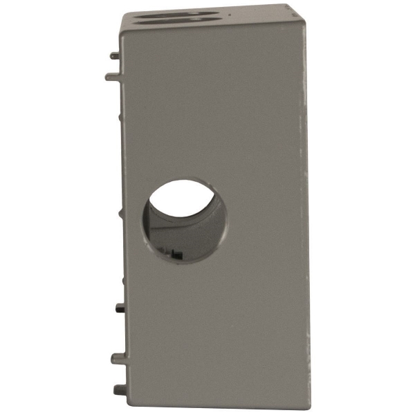 Weatherproof Electrical Box, Bell Outdoor, 2-Gang, Aluminum, Seven 3/4 in Outlets, Surface Mount, Gray, 31 cu-in - 2