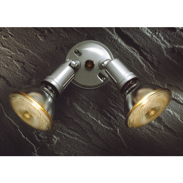 Weatherproof Kit, Bell Outdoor, 300 W, 2-Lamp, Incandescent Lamp, Metal Fixture, Gray - 3