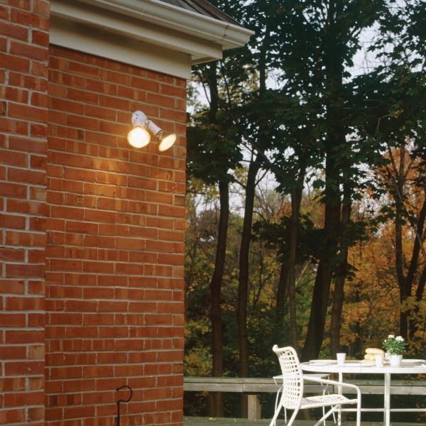 Weatherproof Kit, Bell Outdoor, 300 W, 2-Lamp, Incandescent Lamp, Metal Fixture, Gray - 4