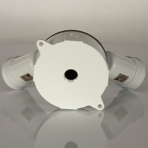 Weatherproof Kit, Bell Outdoor, 2-Lamp, Incandescent Lamp, Metal Fixture, White - 5