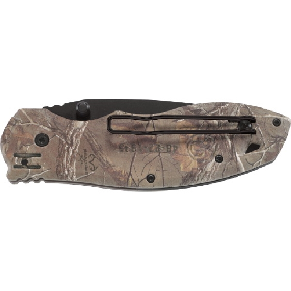 Milwaukee FASTBACK Series 48-22-1996 Spring Assisted Knife, 3 in L Blade, Stainless Steel Blade, 1-Blade