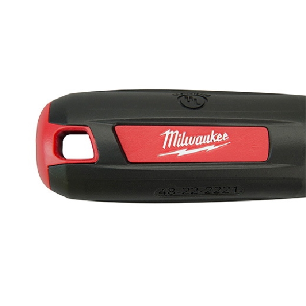 Milwaukee 48-22-2202 Screwdriver Set, 3-Piece, Steel, Black/Red, Specifications: 5 in Polycarbonate Handle - 5