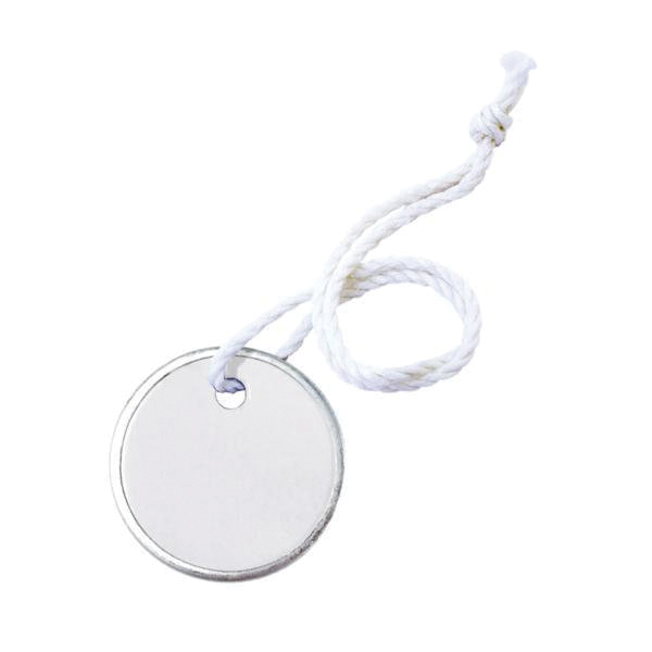 Hy-Ko KB145-250 Key Tag with String, Paper, 250 pc Bag, White