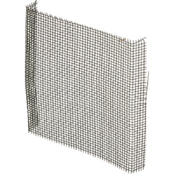 Make-2-Fit P 7549 Window Screen Patch Kit, 3 in L, 3 in W, Aluminum, Charcoal - 1