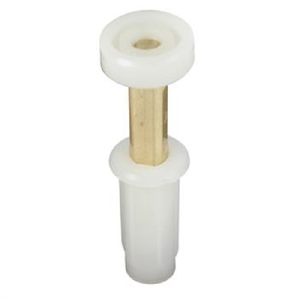 Slide-Co 163582 Bi-Fold Door Guide, Nylon/Plastic, Mill, Top Mounting