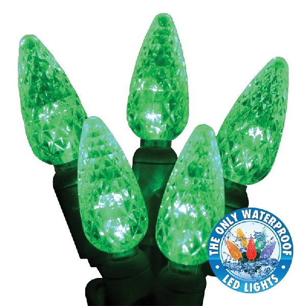 Holiday Bright Lights LEDBX-C650-GR Light Set, Green, 50-Lamp
