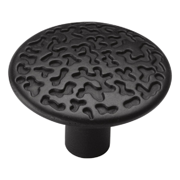 Hickory Hardware Southwest Lodge Series P102-CB Cabinet Knob, 5/8 in Projection, Zinc, Colonial Black