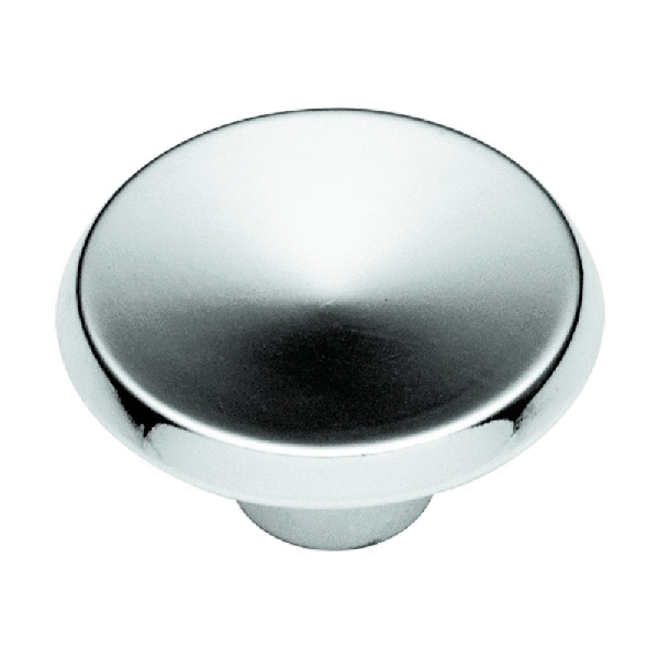 Hickory Hardware Sunnyside Series P113-26 Cabinet Knob, 13/16 in Projection, Zinc, Polished Chrome