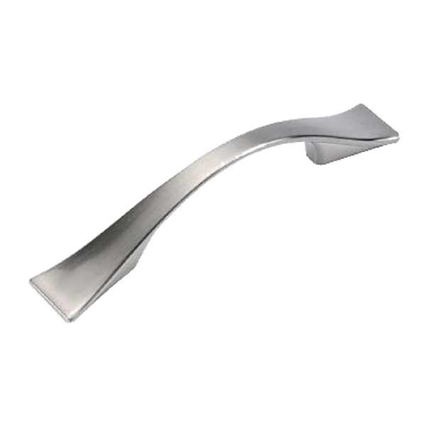 Hickory Hardware Kite Series P3591-SN Cabinet Pull, 5 in L Handle, 3/4 in H Handle, 1 in Projection, Zinc, Satin Nickel