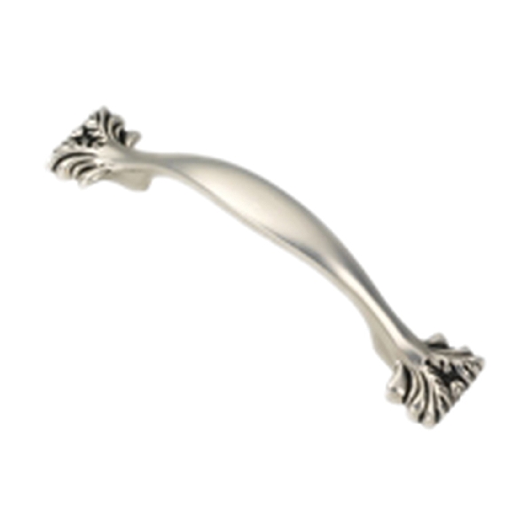 Hickory Hardware Ithica Series P3431-SAS Cabinet Pull, 4-5/8 in L Handle, 1 in H Handle, 1-1/16 in Projection, Zinc