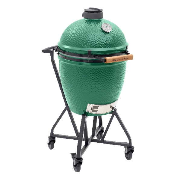 Big Green Egg 120175 Integrated Nest and Handler, 25.67 in OAL, 20.96 in OAW, 35.06 in OAH, Steel, Powder-Coated, for Large EGG - 2