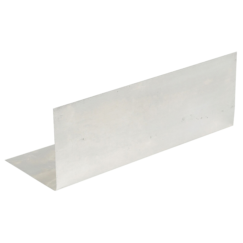 Amerimax 68708BX Step Flashing, 8 in L, 4 in W, 0.011 in Gauge, Aluminum, Mill