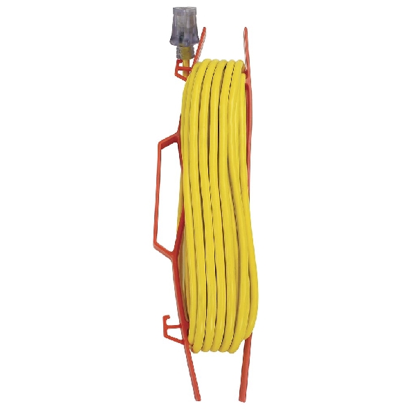 Prime CA002000 Cord Winder, 100 ft L Cord, 16 AWG Wire, Orange - 2