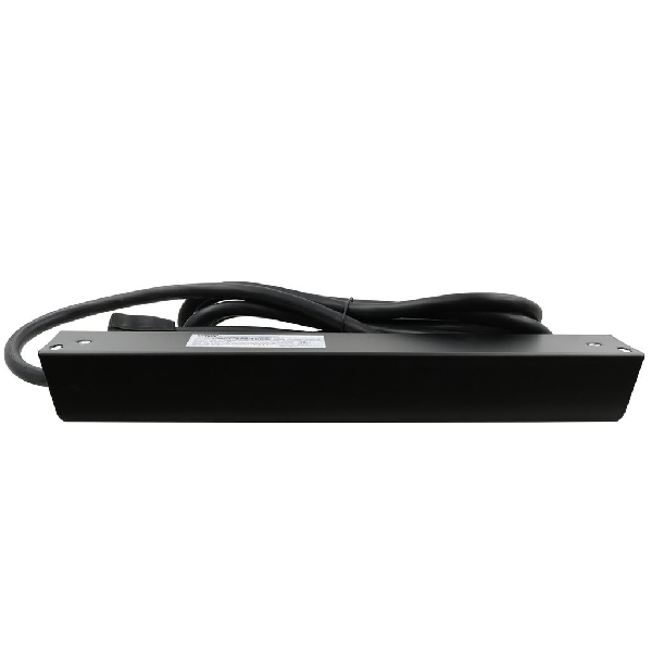 Power Strip, Prime, 10 ft L Cable, Right Angle Plug, 6 -Socket, 15 A, 125 V, Black - 3