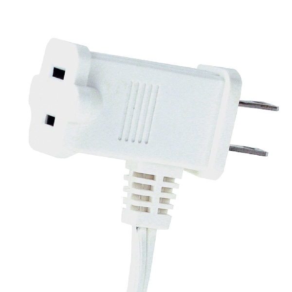 Extension Cord, Prime, 16 AWG Cable, Plug, 15 ft L, 10 A, 125 V, White - 2